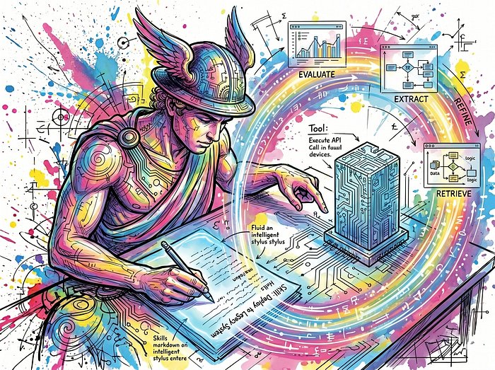 Skills vs Tools 架构图